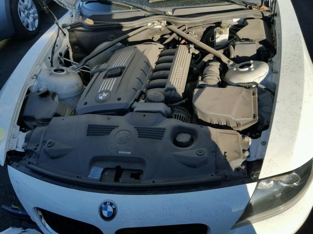 4USBU33517LW60346 - 2007 BMW Z4 3.0 WHITE photo 7