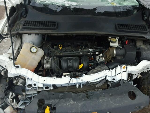 1FMCU0F78DUD00238 - 2013 FORD ESCAPE S WHITE photo 7