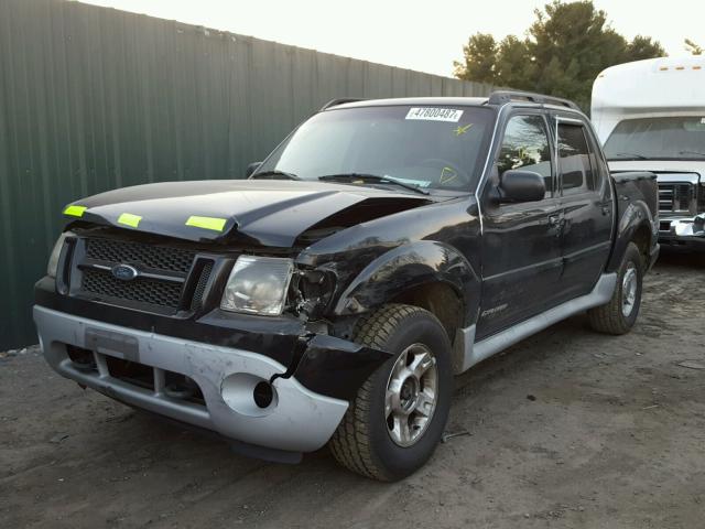 1FMZU67E21UA46046 - 2001 FORD EXPLORER S BLACK photo 2