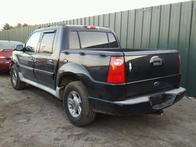 1FMZU67E21UA46046 - 2001 FORD EXPLORER S BLACK photo 3