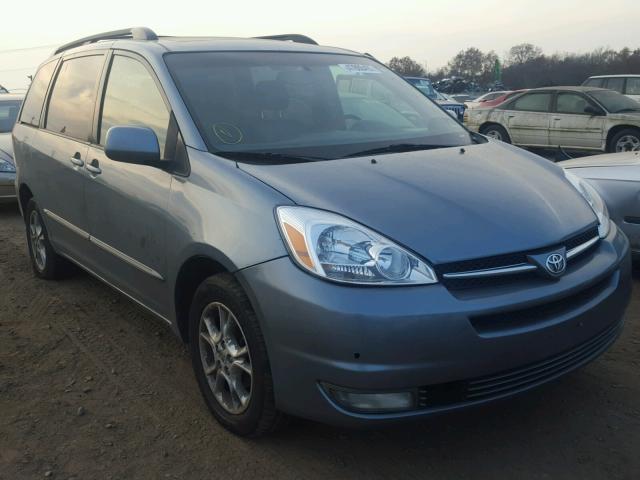 5TDBA22C44S020778 - 2004 TOYOTA SIENNA XLE BLUE photo 1