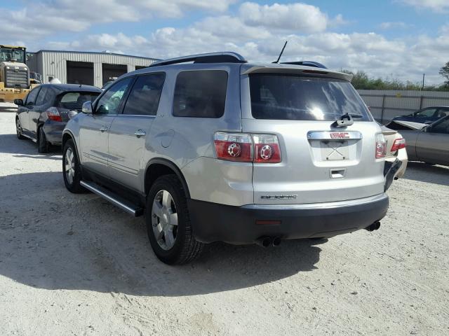 1GKER23728J218144 - 2008 GMC ACADIA SLT SILVER photo 3