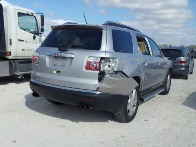 1GKER23728J218144 - 2008 GMC ACADIA SLT SILVER photo 4