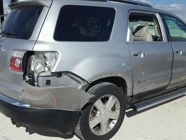1GKER23728J218144 - 2008 GMC ACADIA SLT Gümüş foto 9