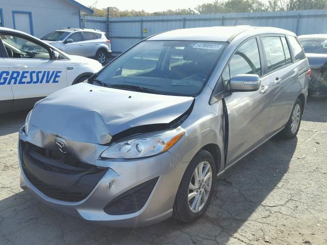 JM1CW2BL1F0187434 - 2015 MAZDA 5 SPORT SILVER photo 2