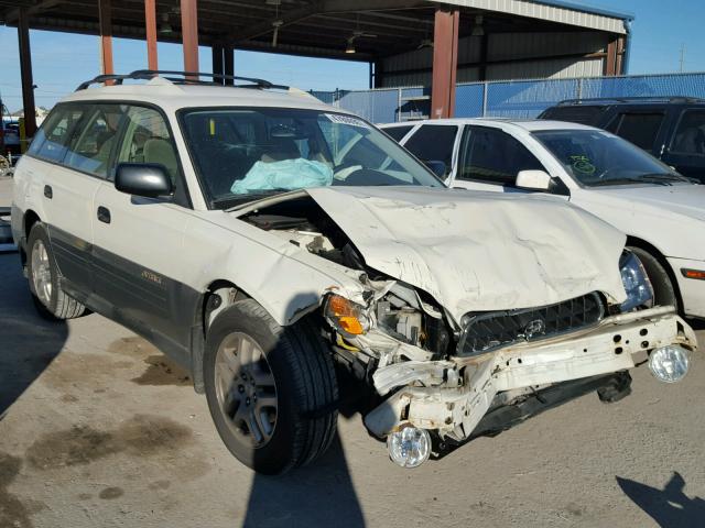 4S3BH665037643144 - 2003 SUBARU LEGACY OUT WHITE photo 1