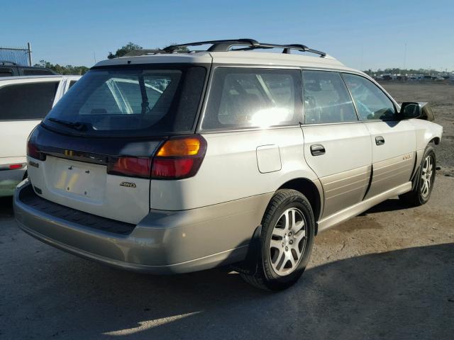 4S3BH665037643144 - 2003 SUBARU LEGACY OUT WHITE photo 4