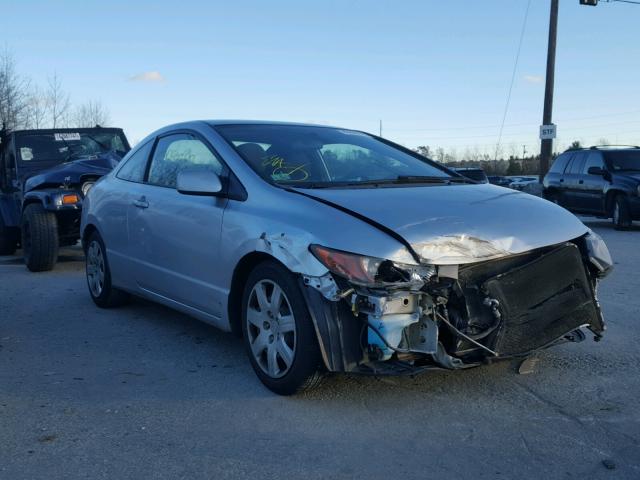 2HGFG12676H575523 - 2006 HONDA CIVIC LX SILVER photo 1