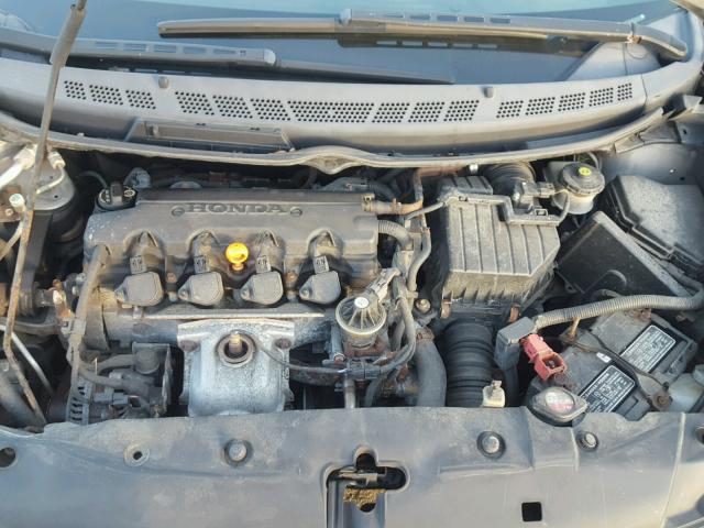 2HGFG12676H575523 - 2006 HONDA CIVIC LX SILVER photo 7