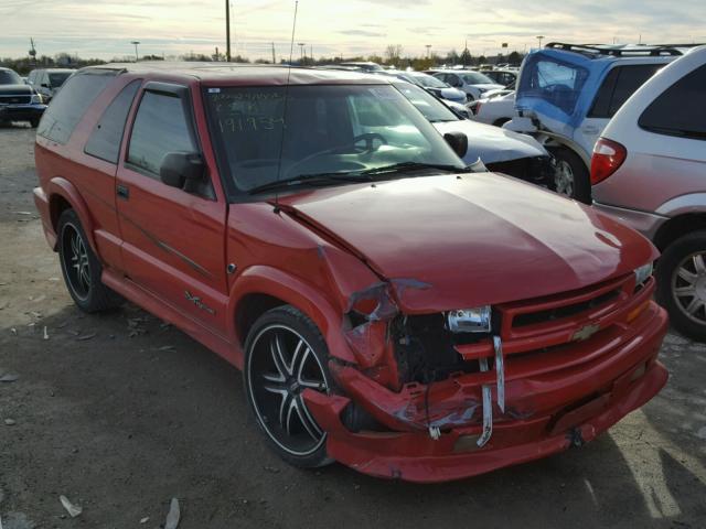 1GNCS18W91K191954 - 2001 CHEVROLET BLAZER RED photo 1