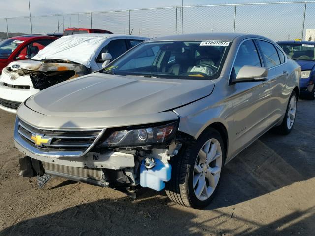 2G1125S36E9106641 - 2014 CHEVROLET IMPALA LT SILVER photo 2