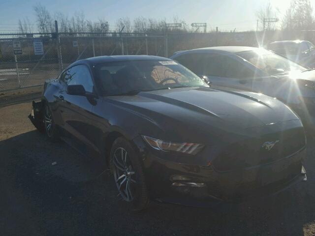 1FA6P8TH7G5244267 - 2016 FORD MUSTANG BLACK photo 1