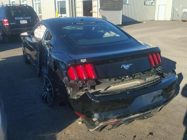 1FA6P8TH7G5244267 - 2016 FORD MUSTANG BLACK photo 3