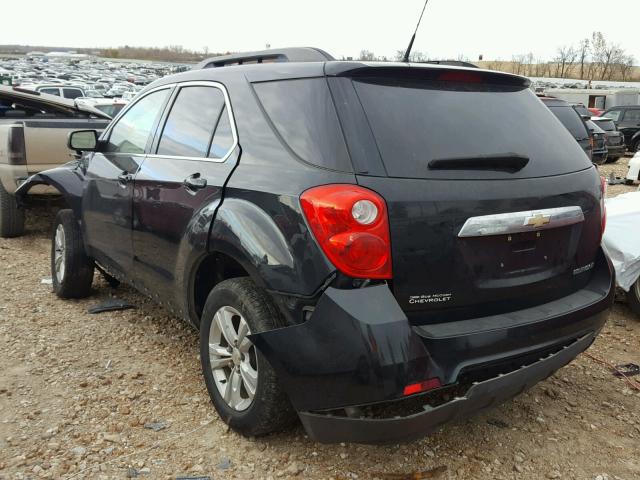 2CNALDEC1B6476267 - 2011 CHEVROLET EQUINOX LT BLACK photo 3