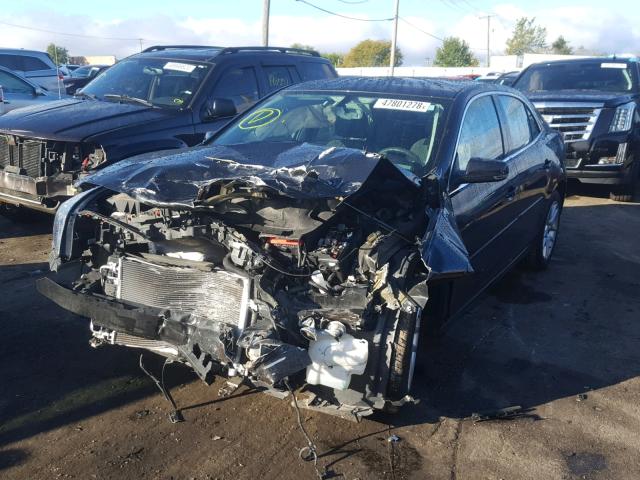 1G11C5SA0DF356944 - 2013 CHEVROLET MALIBU 1LT BLACK photo 2