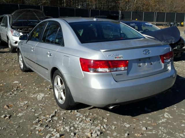 5NPEU46F57H288978 - 2007 HYUNDAI SONATA SE SILVER photo 3