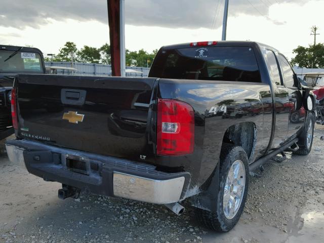 1GCRKSE32BZ421930 - 2011 CHEVROLET SILVERADO BLACK photo 4