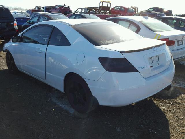 2HGFG11896H508182 - 2006 HONDA CIVIC EX WHITE photo 3