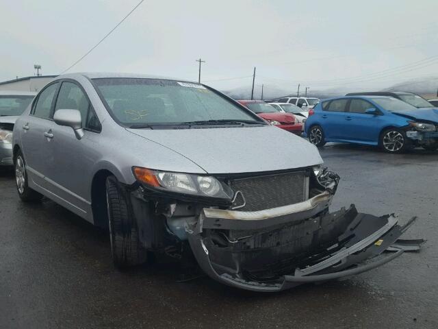 1HGFA16536L010322 - 2006 HONDA CIVIC LX SILVER photo 1