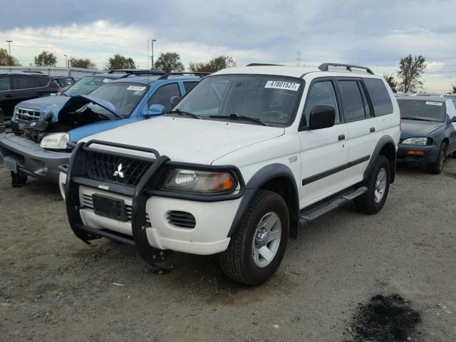 JA4LS21H63J009818 - 2003 MITSUBISHI MONTERO SP WHITE photo 2