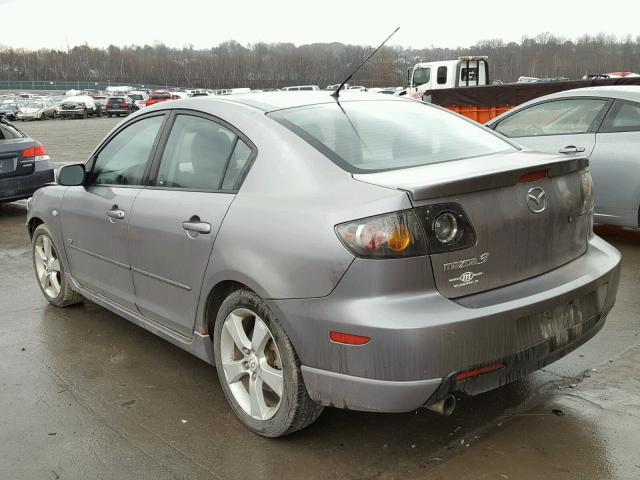 JM1BK323661524476 - 2006 MAZDA 3 S GRAY photo 3