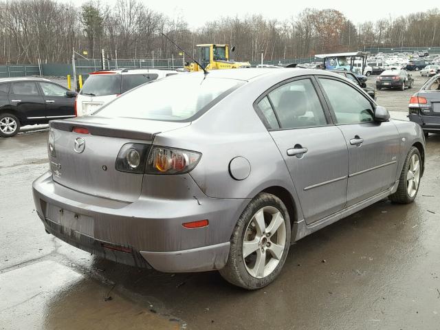 JM1BK323661524476 - 2006 MAZDA 3 S GRAY photo 4