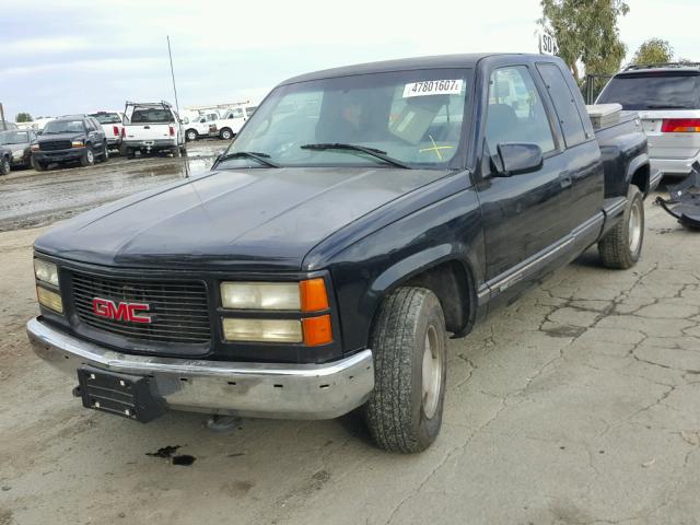 2GTEC19R6T1515307 - 1996 GMC SIERRA C15 BLACK photo 2