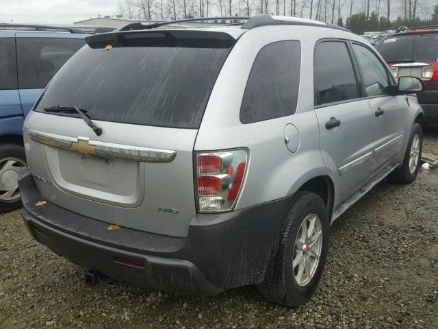 2CNDL23F956015823 - 2005 CHEVROLET EQUINOX LS GRAY photo 4