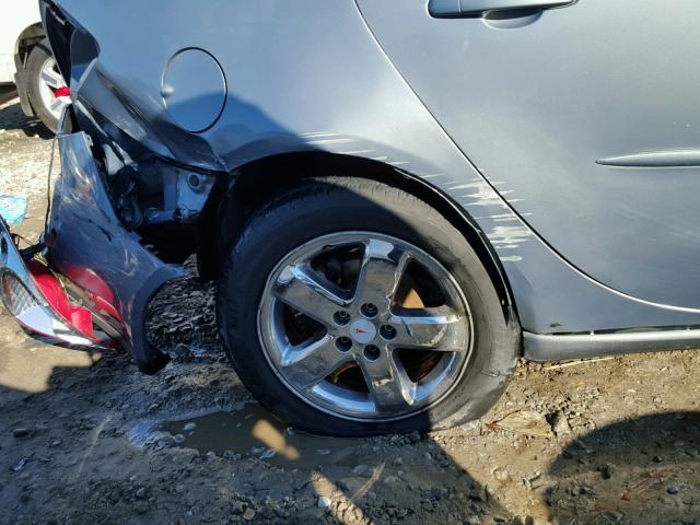 1G2ZG58B574232512 - 2007 PONTIAC G6 BASE GRAY photo 9