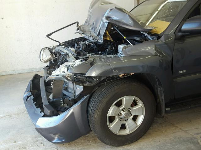 JTEZU14RX8K012095 - 2008 TOYOTA 4RUNNER SR GRAY photo 9