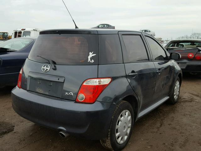 JTKKT624860145338 - 2006 TOYOTA SCION XA GREEN photo 4