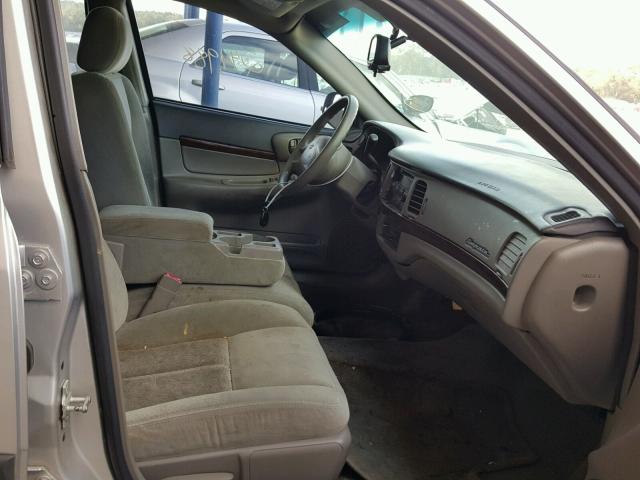 2G1WF52E059273332 - 2005 CHEVROLET IMPALA GRAY photo 5