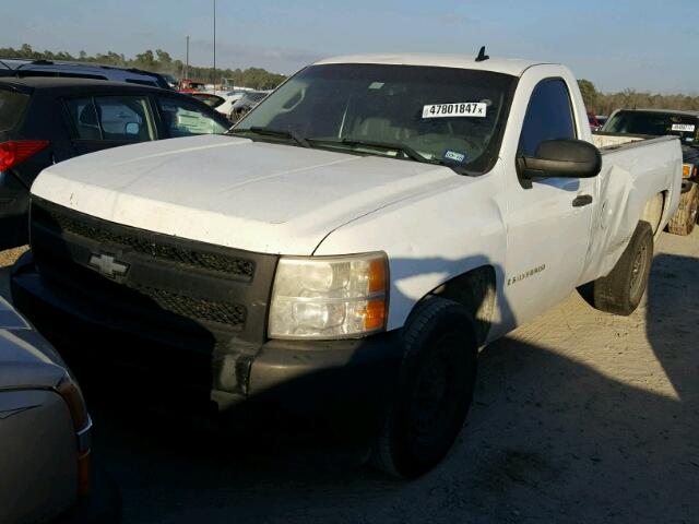 1GCEC14J68Z171770 - 2008 CHEVROLET SILVERADO WHITE photo 2