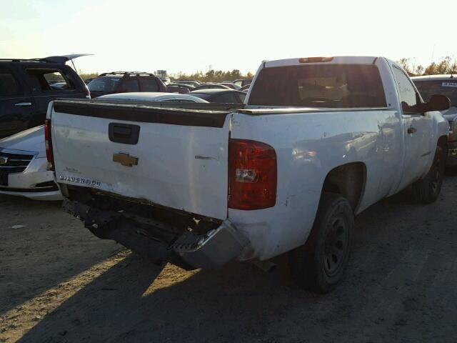 1GCEC14J68Z171770 - 2008 CHEVROLET SILVERADO WHITE photo 4