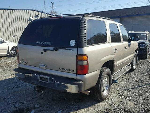 1GNEK13ZX3J326183 - 2003 CHEVROLET TAHOE K150 TAN photo 4