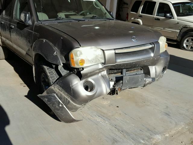 1N6ED29Y54C416464 - 2004 NISSAN FRONTIER C GOLD photo 9