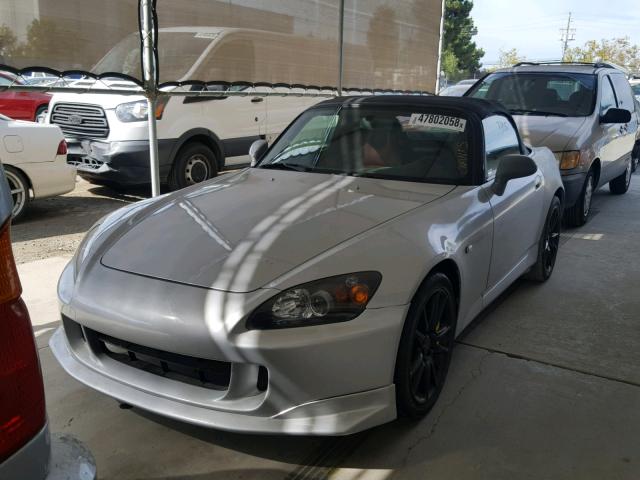 JHMAP21425S004588 - 2005 HONDA S2000 SILVER photo 2