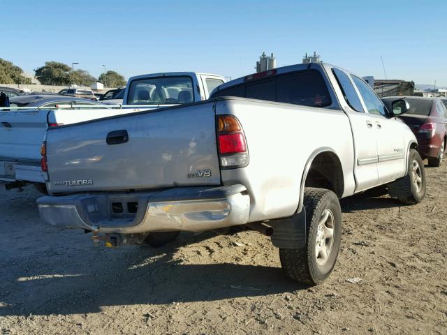 5TBRT34183S437628 - 2003 TOYOTA TUNDRA ACC SILVER photo 4