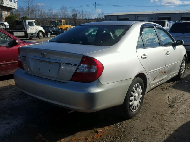 4T1BE32K94U856921 - 2004 TOYOTA CAMRY LE SILVER photo 4