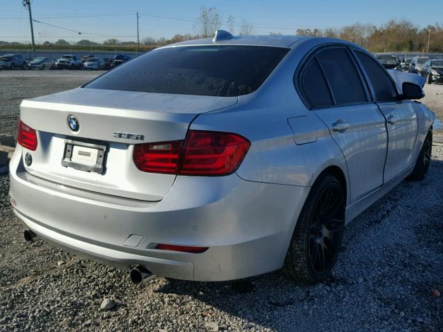 WBA3A9G54DNP37711 - 2013 BMW 335 I SILVER photo 4