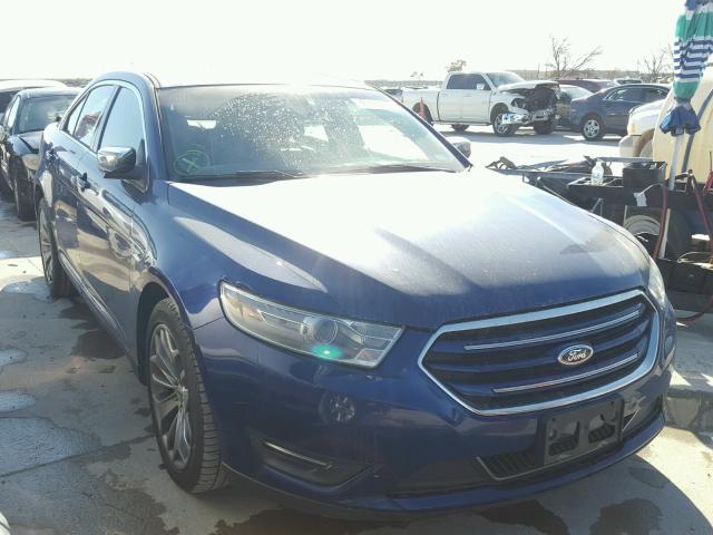 1FAHP2F87DG110084 - 2013 FORD TAURUS LIM BLUE photo 1