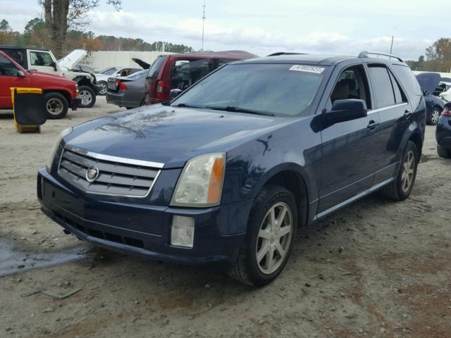 1GYEE63A450158034 - 2005 CADILLAC SRX BLUE photo 2