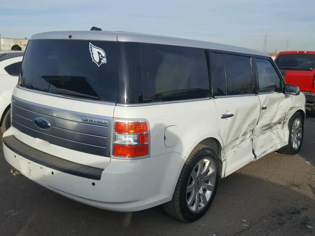 2FMDK53C79BA13351 - 2009 FORD FLEX LIMIT WHITE photo 4