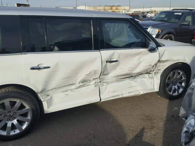 2FMDK53C79BA13351 - 2009 FORD FLEX LIMIT WHITE photo 9