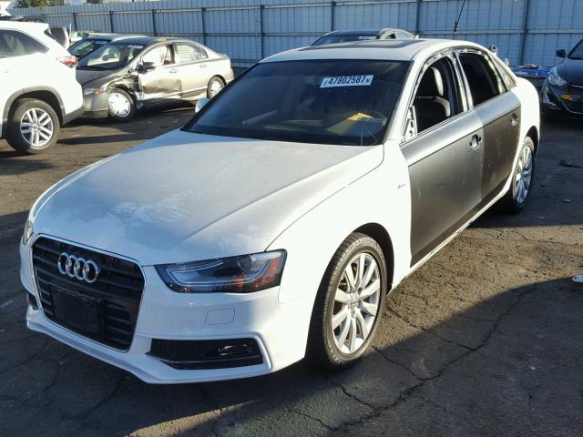 WAUAFAFL8FA073692 - 2015 AUDI A4 PREMIUM WHITE photo 2