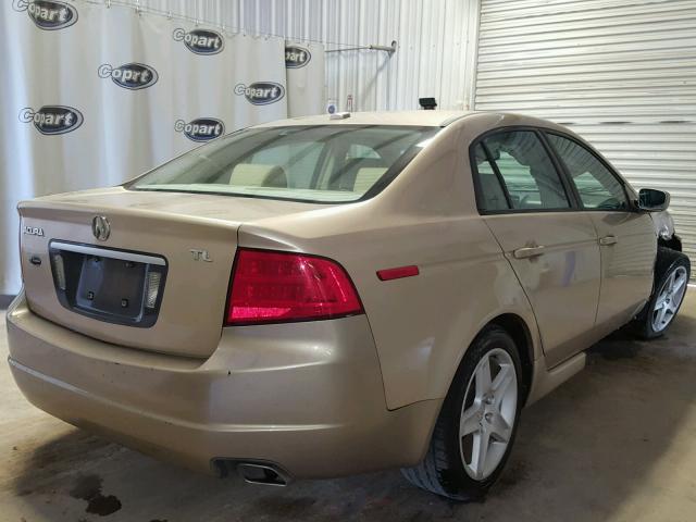 19UUA66275A054294 - 2005 ACURA TL GOLD photo 4