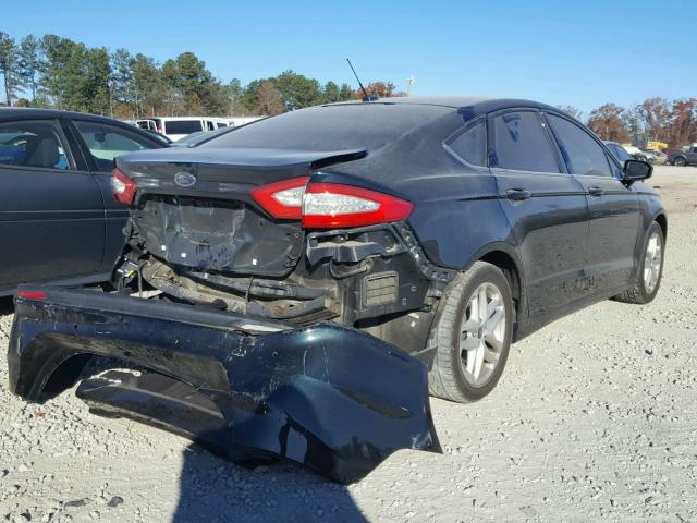 3FA6P0H78ER289889 - 2014 FORD FUSION SE BLACK photo 4