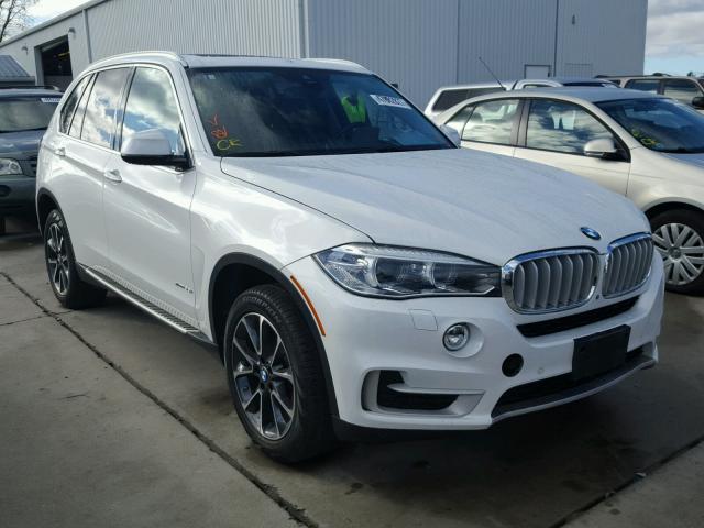 5UXKR0C59F0P07305 - 2015 BMW X5 XDRIVE3 WHITE photo 1