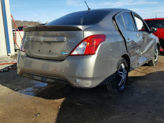 3N1CN7APXGL875816 - 2016 NISSAN VERSA S GOLD photo 4