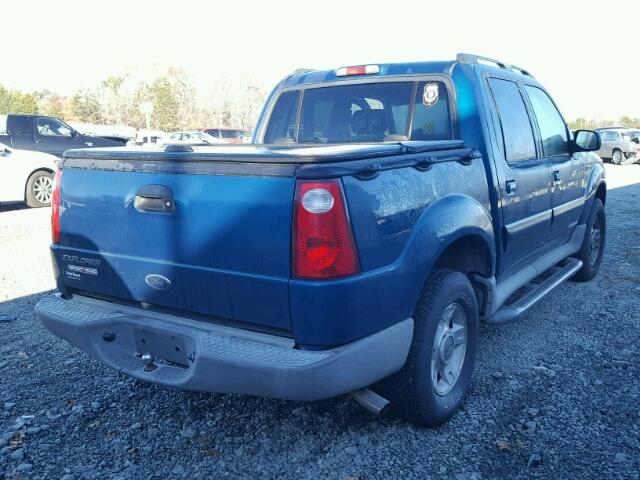 1FMZU67E22UC25673 - 2002 FORD EXPLORER S BLUE photo 4